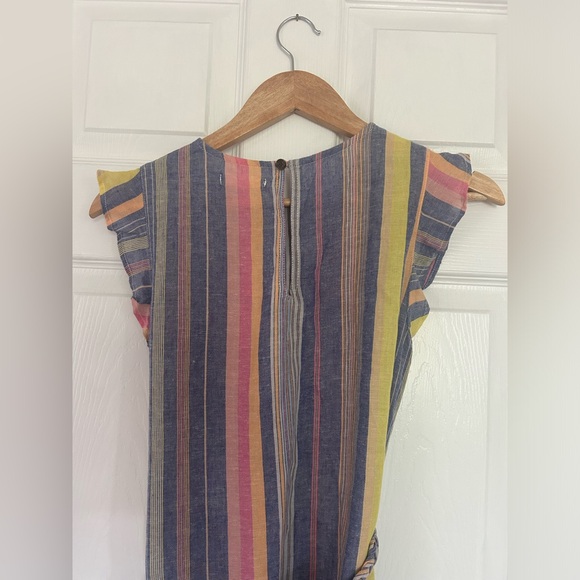 Marine Layer Striped Belted Sundress, Size XS - Picture 5 of 6